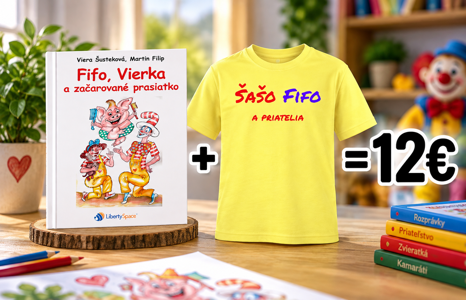AKCIA Tričko a knižka