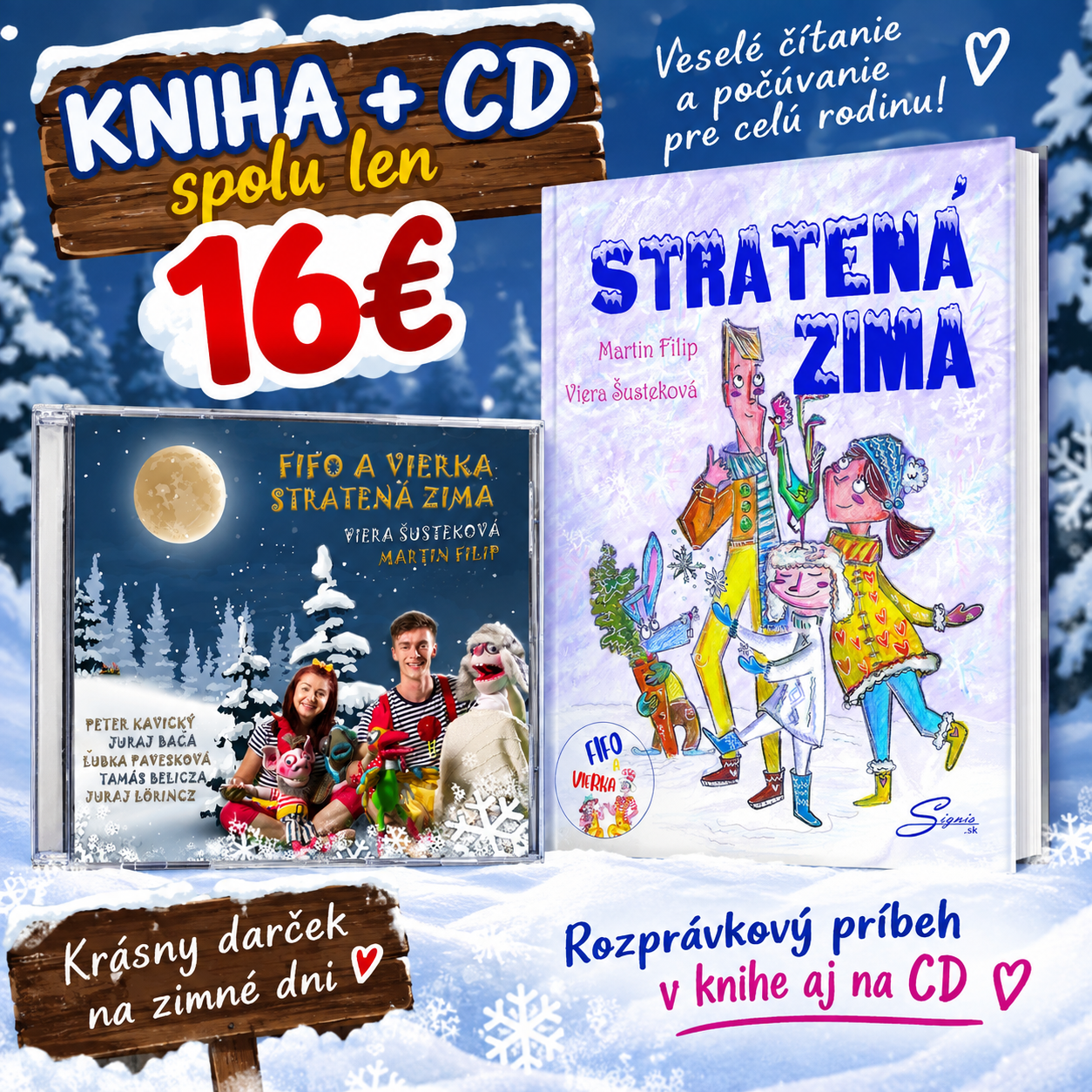 Kniha CD Stratená zima